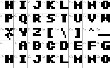 SF Intermosaic font