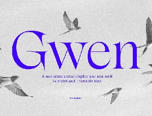 Gwen Family font