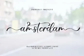 Amsterdam Calligraphy font