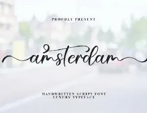 Amsterdam Calligraphy font