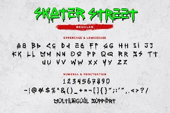 Skater Street font