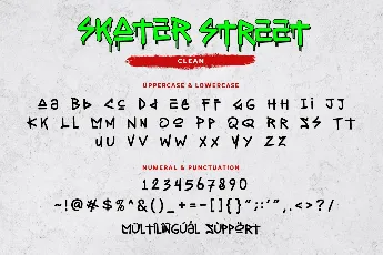 Skater Street font