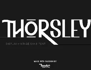 Thorsley font