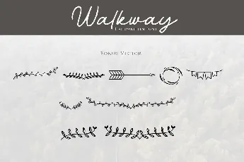 Walkway Demo font