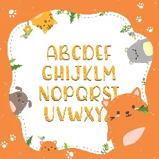 Bubbly Cute font