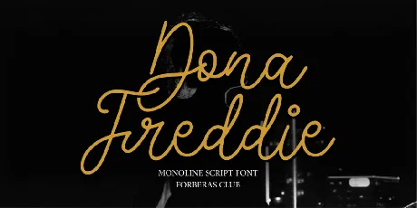 Dona Freddie Demo font