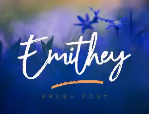 Emithey Brush font