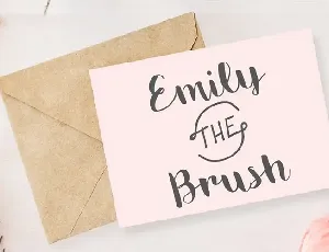 Emily The Brush Demo font