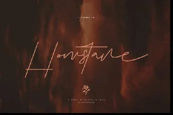 Homstane font