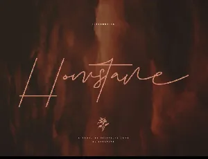 Homstane font