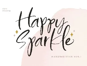 Happy Sparkle font