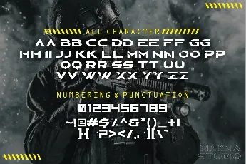 Modern Warfare font