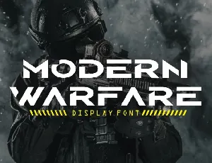 Modern Warfare font