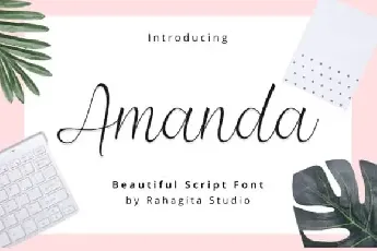 Amanda Script font