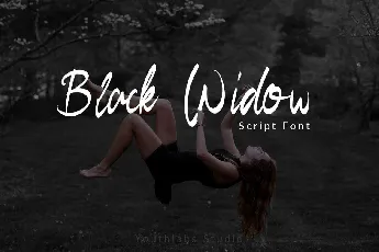 Black Widow font