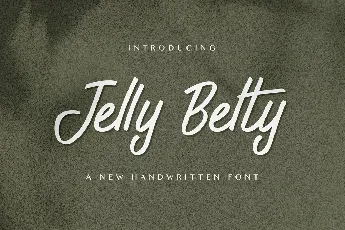 Jelly Belty Handwritten Script font