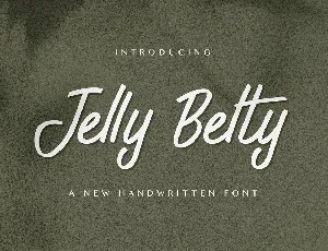 Jelly Belty Handwritten Script font