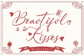 Beautiful Kisses Script font