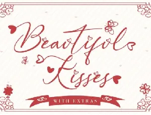 Beautiful Kisses Script font