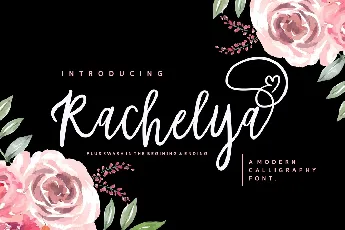 Rachelya Script font