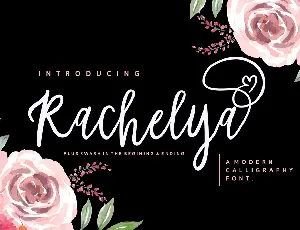 Rachelya Script font