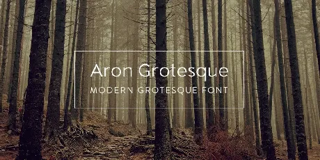 Aron Grotesque font