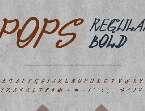 pops font