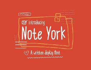 Note York font