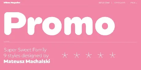 Promo Family font