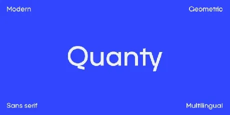 Quanty font