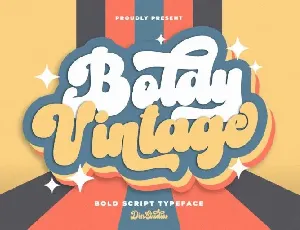 Boldy Vintage font