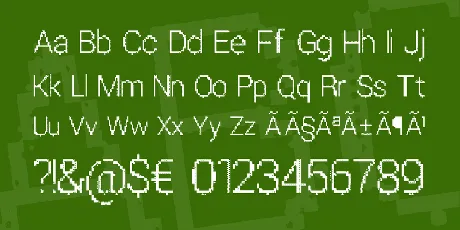 Parametric Glitch Family font