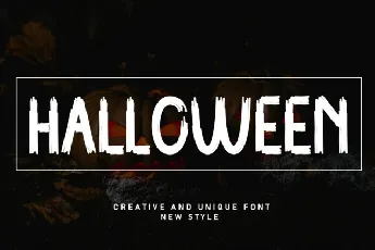 Halloween Display Typeface font