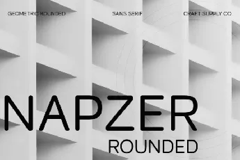 Napzer Rounded font