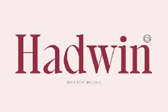 CS Hadwin font