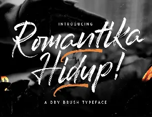 Romantika Hidup Typeface font