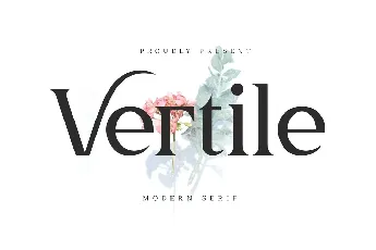 Vertile font