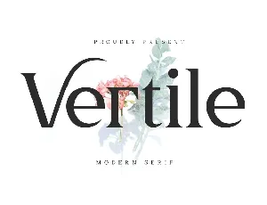 Vertile font