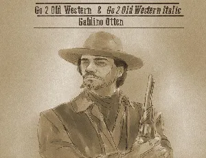 Go 2 Old Western font