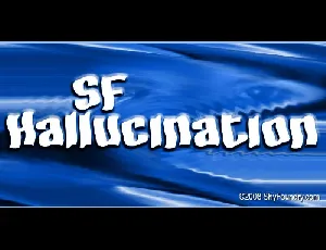 SF Hallucination font