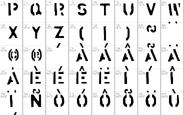 Stockstill font