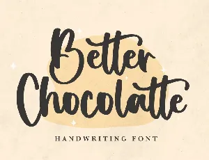 Better Chocolatte font