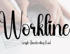 Workline Script font