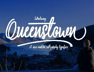 Queenstown font