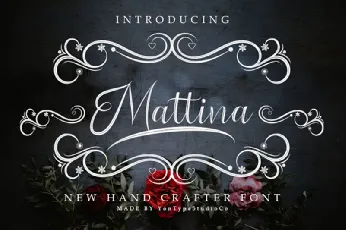 Mattina Script font