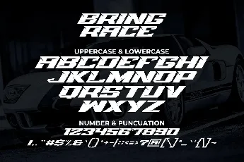 Bring Race font