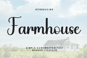 Farmhouse Script font