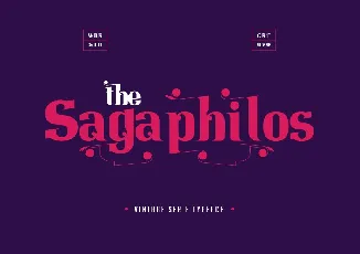 Sagaphilos Typeface font