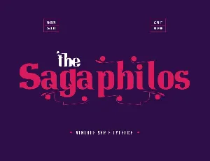 Sagaphilos Typeface font