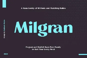 Milgran font